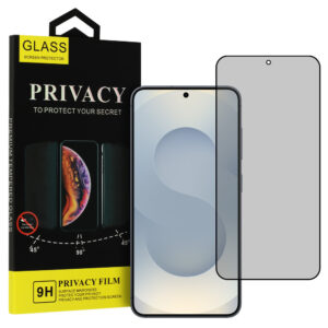 Tempered Glass Privacy Glass for SAMSUNG GALAXY S25 PLUS BLACK