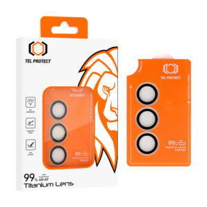 Tempered glass Tel Protect Titanium Lens 99% AR on camera for Samsung Galaxy S25 Plus transparent (lens 3 pcs)