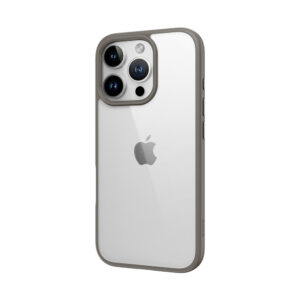 Rock Guard Series Case for Iphone 16 Pro Max transparent-grey