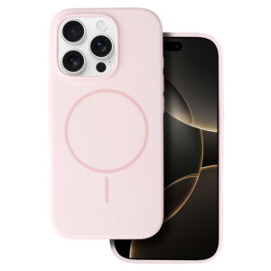 Magsafe Slim Silicone for Iphone 17e/16e light pink