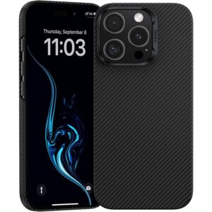 Benks Magnetic Armor Air Kevlar Case PC Frame 600D (E065) for Iphone 16 Pro black