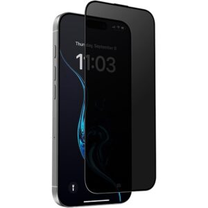 Benks Tempered glass Ultra Shield Privacy (FK66) for Iphone 16 Pro Max black (Thin Edge)