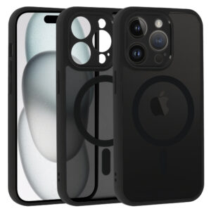 Full Matte Mag Cover for Iphone 14 Pro black