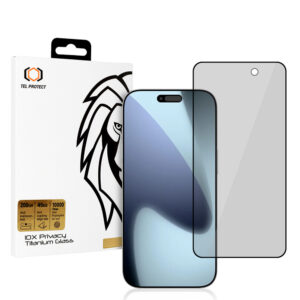 Tempered glass Tel Protect 10X Privacy Plus Titanium for Iphone 17 Pro