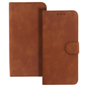 COMMON Universal Book Case (SIZE M) for Samsung S21/S10/Note/Note 2/Note 3/Huawei P30 Lite/P9/P9 Lite/Sony Xperia Z3/Z4/Z5 brown