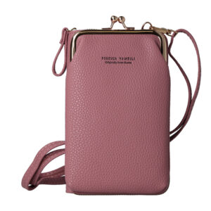 Knitted bag for phone GCW01 pink