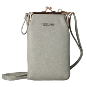 Knitted bag for phone GCW01 grey