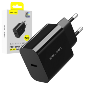 Blavec Wall charger BC-7 GaN4 - Type C - PD QC 45W 3A (TCBC7G4-CB453A) black
