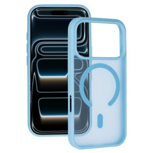 Tel Protect Aura Matte Magsafe Case for Iphone 17 Pro Max blue
