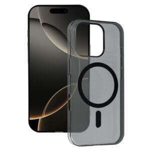 Transparent Slim Magsafe Case do Iphone 14 black