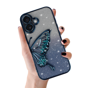Tel Protect Butterfly Water Case for Iphone 17 blue