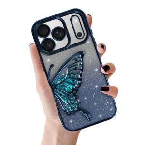 Tel Protect Butterfly Water Case for Iphone 17 Pro / 18 Pro blue