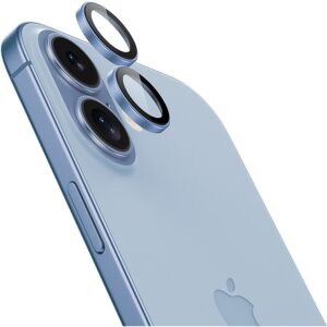 Benks Tempered glass Glass Warrior Lens Protector on camera (C.M.SX.AP.BE.C067) for Iphone 17 (lens 2 pieces) light blue