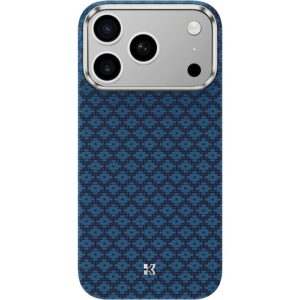 Benks Magnetic Armor Air Armor Grid Kevlar Case Metal Frame 600D (C.K.FL.AP.BE.0070) for Iphone 17 Pro Max/18 Pro Max blue