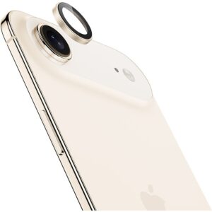 Benks Tempered glass DR Sapphire Lens Protector on camera for Iphone 17 Air (lens 1 piece) gold
