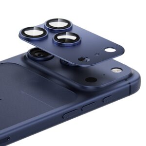 Benks Tempered glass Glass Warrior Metal Integrated Lens Protector (C.M.SX.AP.BE.C069) for Iphone 17 Pro / 18 Pro (lens 3 pieces) blue