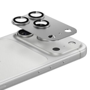 Benks Tempered glass Glass Warrior Metal Integrated Lens Protector (C069) for Iphone 17 Pro / 18 Pro (lens 3 pieces) white