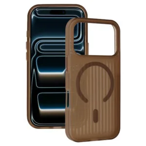 Tel Protect Twist Magsafe Case for Samsung Galaxy S24 coffee brown
