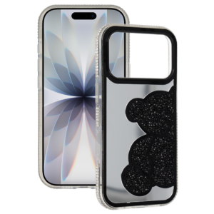 Teddy Bear Case for Iphone 17 Pro Max black