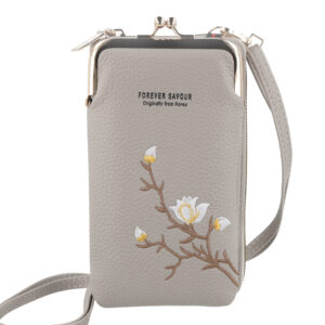 Knitted bag for phone GCW17 grey