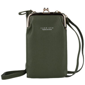 Knitted bag for phone GCW01 green