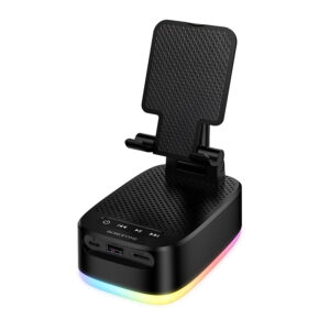 Borofone Portable Bluetooth Speaker BR200 Marea 3 in 1 with holder and 1500mAh power bank black