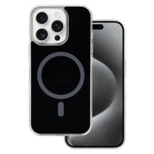 Glossy Magsafe Case for Iphone 14 Pro black