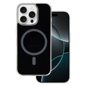 Glossy Magsafe Case for Iphone 16 Pro black
