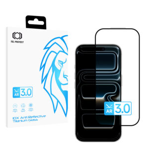 Tempered glass Tel Protect 10X AR 3.0 AntiReflective Titanium forIphone 17 Pro Max/18 Pro Max