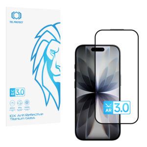 Tempered glass Tel Protect 10X AR 3.0 AntiReflective Titanium forIphone 16 Pro/17 (envelope)