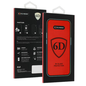 Tel Protect Full Glue 6D Tempered Glass for MOTOROLA EDGE 70 5G BLACK