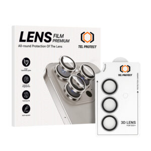 Tempered glass Tel Protect 3D Lens on camera for Samsung Galaxy S26 Plus przezroczyste (lens 3 pieces)
