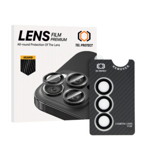 Tempered glass Tel Protect 3D Lens Aramid Series on camera for Samsung Galaxy S26 Plus (lens 3 pieces)