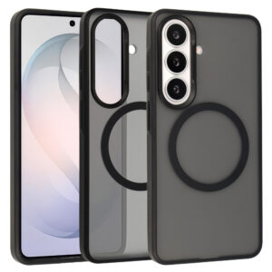 Liavec Soft Case Metal Frame for Samsung Galaxy S26 black