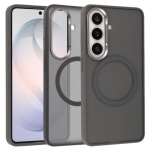 Liavec Soft Case Metal Frame for Samsung Galaxy S26 grey
