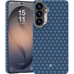 Benks Magnetic Armor Air Armor Grid Kevlar Case Metal Frame 600D (A048) for Samsung Galaxy S26 blue