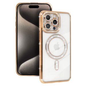 Bling Magsafe Case for Xiaomi Redmi Note 15 4G gold