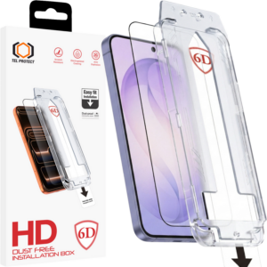 Tel Protect Dust-Free Easy Fit Full Glue 6D Tempered Glass for Samsung Galaxy S26 Plus black (with fingerprint unlock)