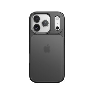Rock Guard Touch Lens Protection Series Case for Iphone 17 Pro / 18 Pro transparent-black