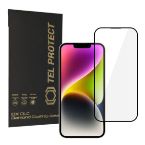 Tempered glass Tel Protect 10X HD DLC Diamond Coating for Iphone 17E/16E/14/13 Pro/13 (envelope)