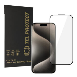 Tempered glass Tel Protect 10X HD DLC Diamond Coating for Iphone 15 Pro Max (envelope)