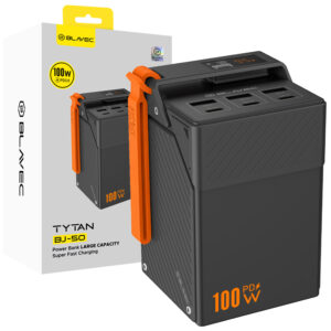 Blavec Power Bank 50000mAh BJ-50 Tytan 100W - 3x Type-C + 3x USB-A (PBBJ50C) black