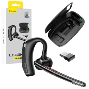 Blavec Bluetooth Headset Legend 5 Multipoint + power bank (BHLE5-B) black