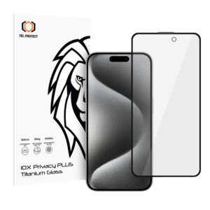 Tempered glass Tel Protect 10X Privacy Plus Titanium for Iphone 16 Pro/17 (envelope)