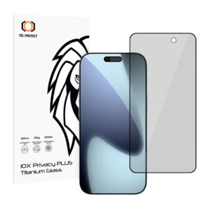 Tempered glass Tel Protect 10X Privacy Plus Titanium for Iphone 17 Pro max (envelope)
