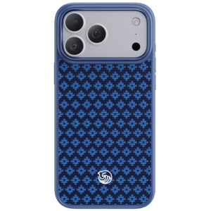 Benks Case Magnetic Armor Pro Armor Grid Kevlar Metal Frame 600D (C.K.FL.AP.BE.B072) for Iphone 18 Pro/17 Pro blue (Camera Control Button)