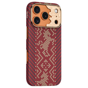 Benks Case Magnetic Armor Air Knight Kevlar Metal Frame (C.K.FL.AP.GD.J073) for Iphone 18 Pro Max/17 Pro Max red