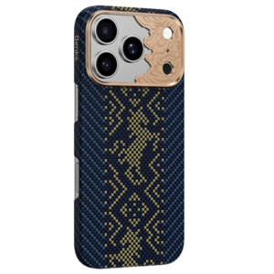 Benks Case Magnetic Armor Air Knight Kevlar Metal Frame (C.K.FL.AP.GD.C073) for Iphone 18 Pro Max/17 Pro Max blue