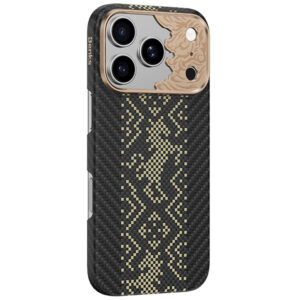 Benks Case Magnetic Armor Air Knight Kevlar Metal Frame (C.K.FL.AP.GD.X072) for Iphone 18 Pro/17 Pro black