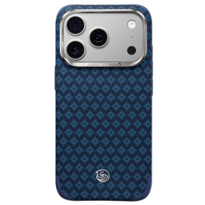 Benks Case Magnetic Armor Grid Edge X9 Kevlar Metal Frame (C.K.FL.AP.BE.X073) for Iphone 18 Pro Max/17 Pro Max blue